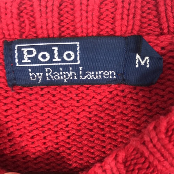 POLO by Ralph Lauren 100% Cotton Crew Sweater - Picture 3 of 12